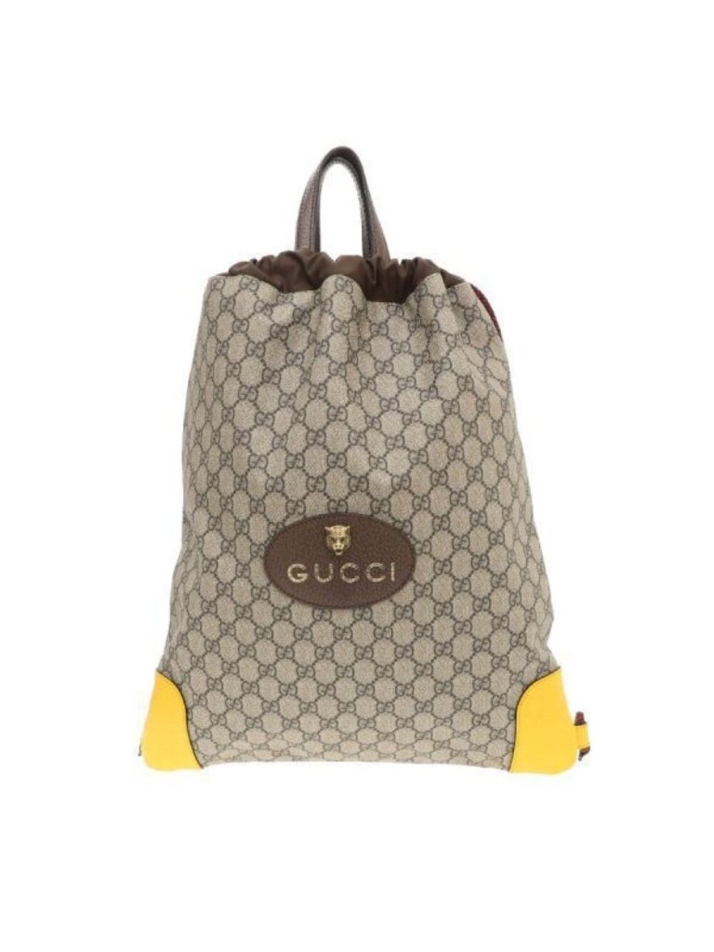 Gucci GG Supreme Drawstring Backpack